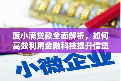 新乐度小满贷款全面解析，如何高效利用金融科技提升借贷体验