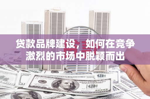 新乐贷款品牌建设，如何在竞争激烈的市场中脱颖而出