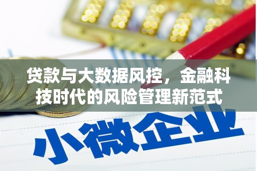 新乐贷款与大数据风控，金融科技时代的风险管理新范式
