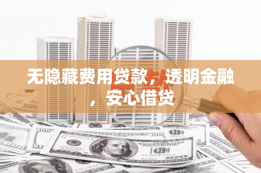 新乐无隐藏费用贷款，透明金融，安心借贷