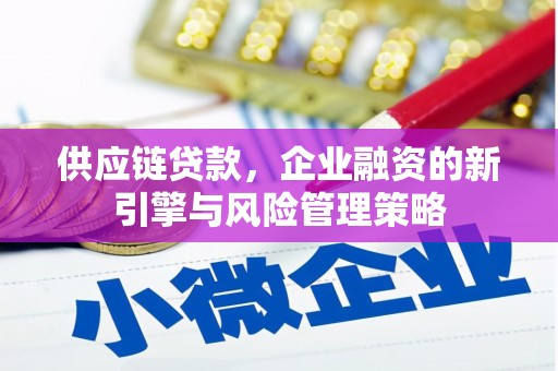 新乐供应链贷款，企业融资的新引擎与风险管理策略