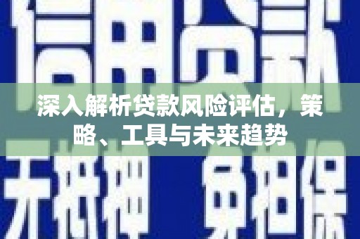 新乐深入解析贷款风险评估，策略、工具与未来趋势