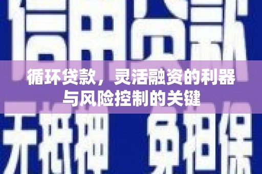 新乐循环贷款，灵活融资的利器与风险控制的关键