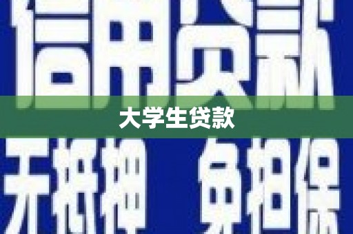 新乐大学生贷款