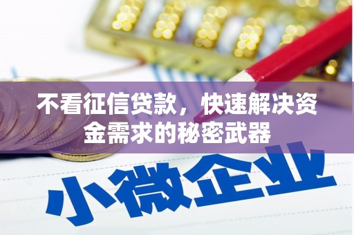 新乐不看征信贷款，快速解决资金需求的秘密武器