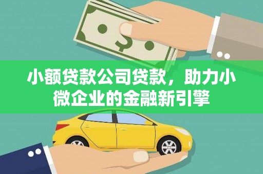 新乐小额贷款公司贷款，助力小微企业的金融新引擎