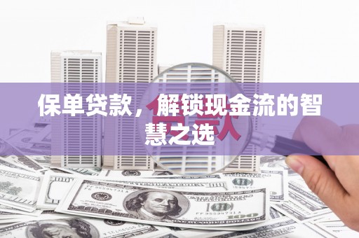 新乐保单贷款，解锁现金流的智慧之选
