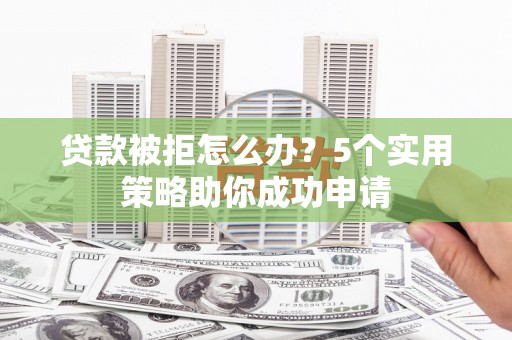 新乐贷款被拒怎么办？5个实用策略助你成功申请
