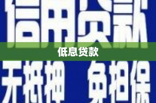 新乐低息贷款