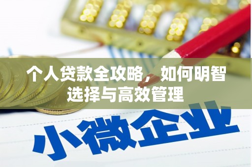 新乐个人贷款全攻略，如何明智选择与高效管理