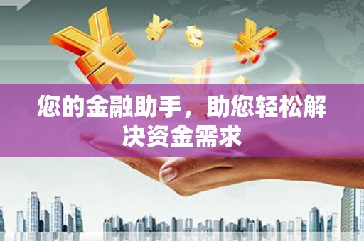新乐您的金融助手，助您轻松解决资金需求