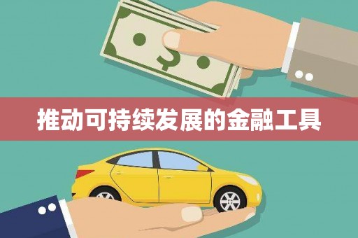 新乐推动可持续发展的金融工具