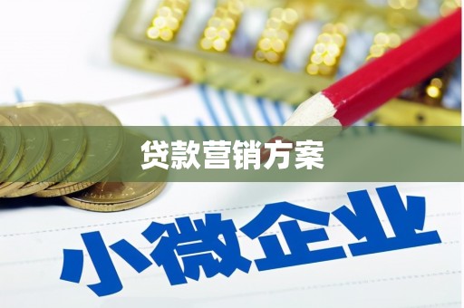 新乐贷款营销方案